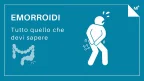 Emorroidi infografica.