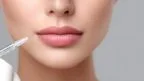 Trattamento con filler alle labbra di una donna