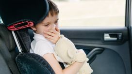 Cinetosi mal d'auto nei bambini