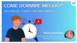 Disturbi del sonno e insonnia: sintomi e rimedi - Dr. Rotondo Disturbi del sonno: video Dr. Alessandro Rotondo psichiatra