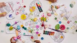 Lavoretti manuali dei bambini a Pasqua