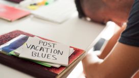 Sindrome o stress da rientro al lavoro: post vacation blues