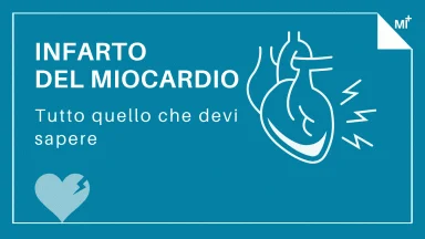 Infarto miocardio infografica.