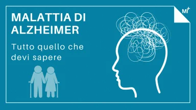 Malattia di alzheimer infografica.