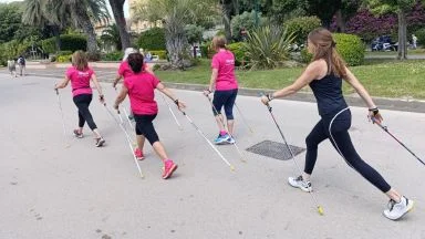 Nordic walking respiro rosa savona.