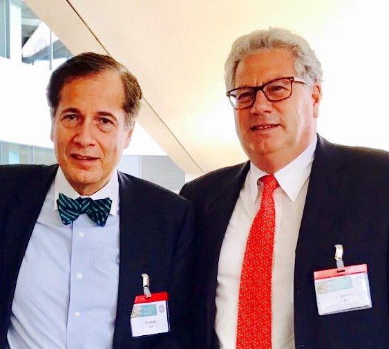 Prof. Luigi Marino e Prof.Dimitri Azar (Università di Chicago)