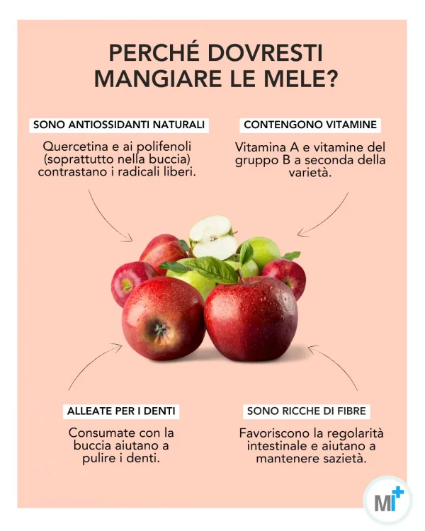 Benefici e proprietà delle mele