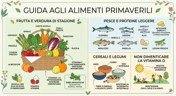 Guida agli alimenti primaverili